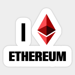 I Love Ethereum Sticker